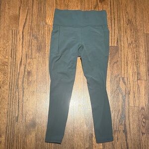 Athleta Olive Green High-Waist Leggings